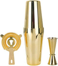 JNWINOG Cocktail Shaker Set 4-Piece Boston Shaker Kit with 20oz/25oz