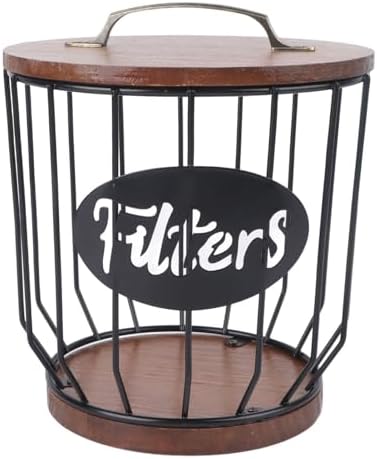 Coffee Filter Holder, Coffee Pod Storage Coffee Filter Dispenser Large