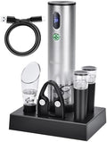 Electric Wine Opener with Wine Accessories -Rechargeable Wine Bottle