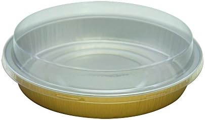 MYStar Set of 12, 6" Round Shape Non-stick Aluminum Baking Cups, Mini