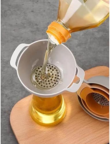 Set of 4 Funnels for Filling Bottles, BPA-Free Food Grade Kitchen