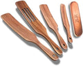 5-Piece Teak Wood Spurtle Utensil Set
