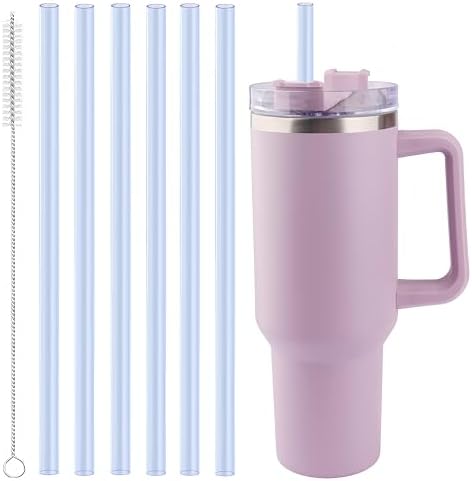 Joshey Replacement Straws for Stanley Quencher 40oz Tumbler, 6 Pack