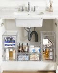 Vtopmart 8 Pack Clear Pull-Out Under Sink Organizer Set