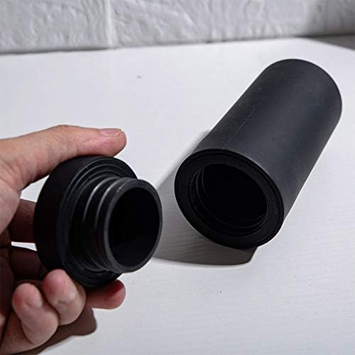Dishwashing Soap Dispenser, Silicone Squeeze Bottle, Black