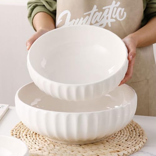 Halloween White Ceramic Pumpkin Soup Bowl Set for Kitchen Storage Use