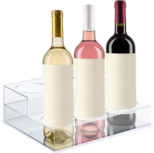 Acrylic Coffee Syrup Organizer Rack | 6 Bottle, 2 Tier Rack | Bar