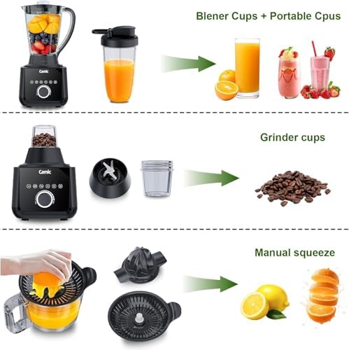 Camic Food Processor and Blender, 600W