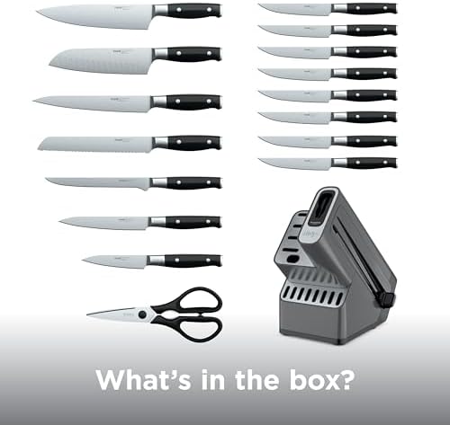 Ninja® NeverDull™ 17-Pc Knife Block Set, Black