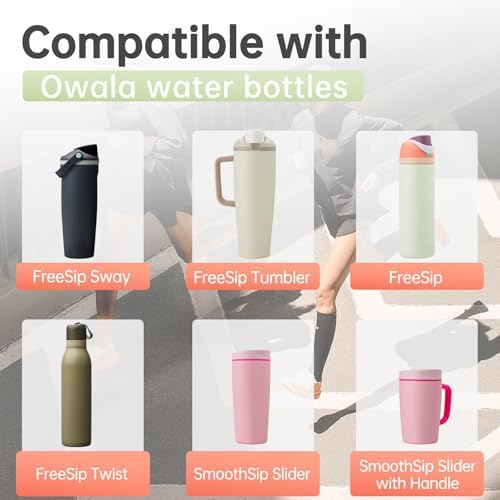 Water Bottle Cleaning Kit Compatible with Owala FreeSip Sway 32 oz