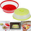 2Pc 5 in 1,Microwave Splatter Cover for Food,Collapsible & Vented