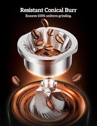 Neretva Stainless Steel Espresso Grinder, Silver