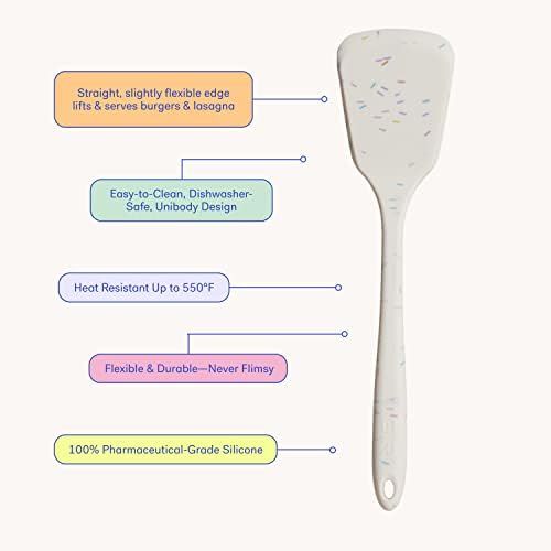 GIR Silicone Spatula Turner, Sprinkles