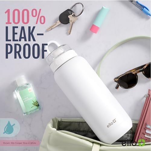 Ello Cooper 22oz Stainless Steel Water Bottle with Straw and Carry