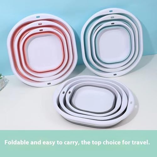 3-piece folding washbasin set, foldable dishwasher basin, space-saving
