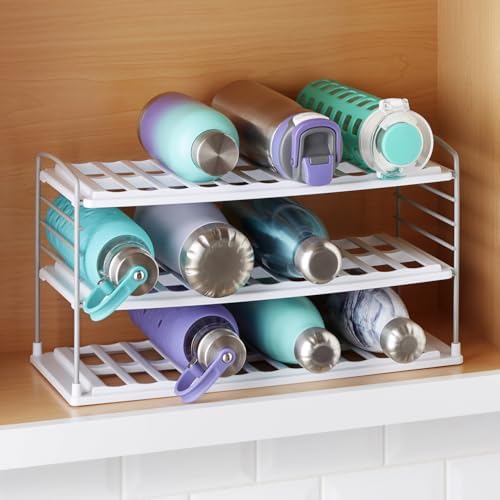 YouCopia UpSpace Water Bottle and Travel Mug Cabinet Organizer