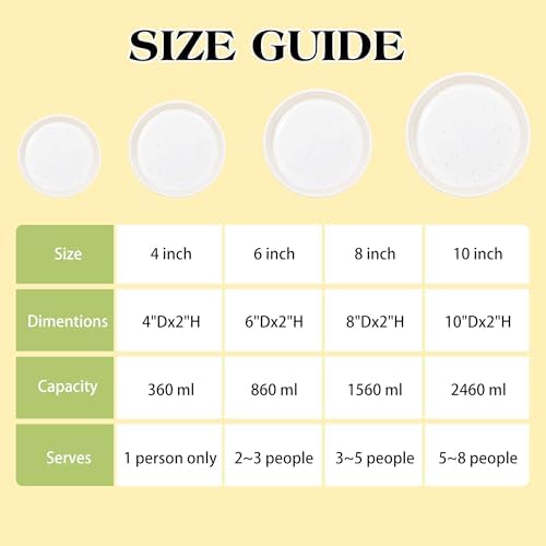 6 inch Small Round Cake Pans with Metal Reinforced Frame, Set of 3