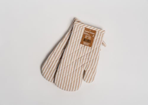 Elegant 100% Cotton Bistro Stripe Collection: Tablecloth, Chairpad