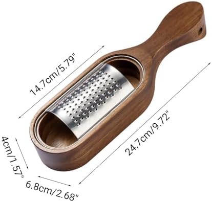 Cheese Grater,Stainless Steel Detachable Citrus Lemon Zester with