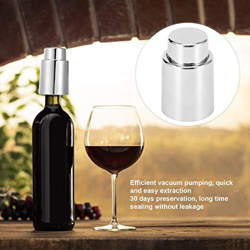 Champagne Sealer Stopper, Red Wine Bottle Stoppers, Stainless Steel