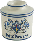 Butter Bell Crock by L. Tremain Art Nouveau Ceramic Butter Keeper