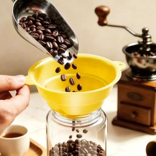 New Talent 3pcs Wide Mouth Canning Funnels for Filling Bottles and