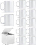 ABBSH Sublimation Mugs, Sublimation White Coffee Mugs Tazas Para