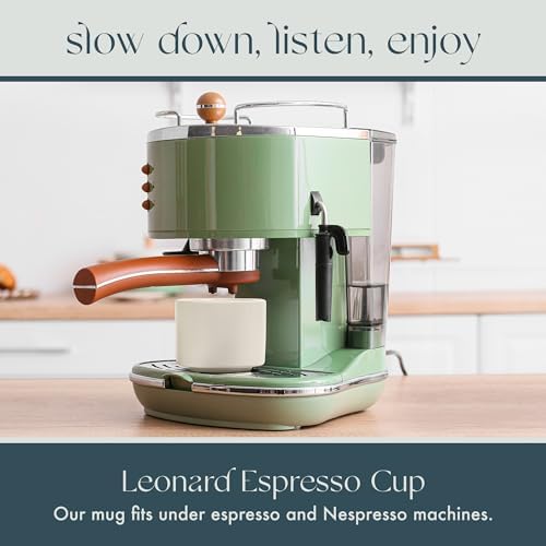 Folk Ceramics Leonard Ceramic Espresso Cups | Modern Stackable