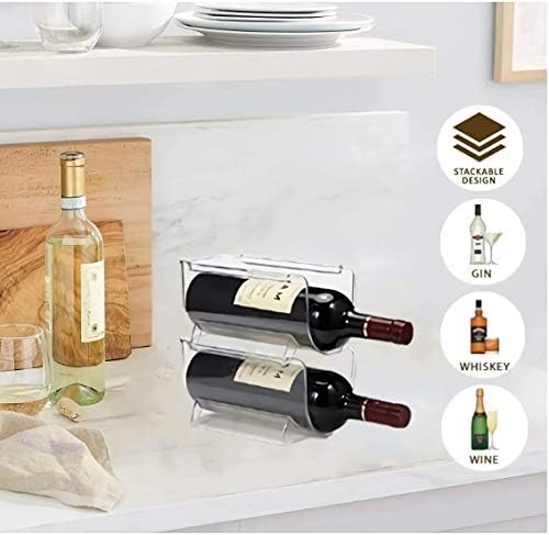 Generic Brands Plastic Water Bottle Organizer and Wine Rack Storage