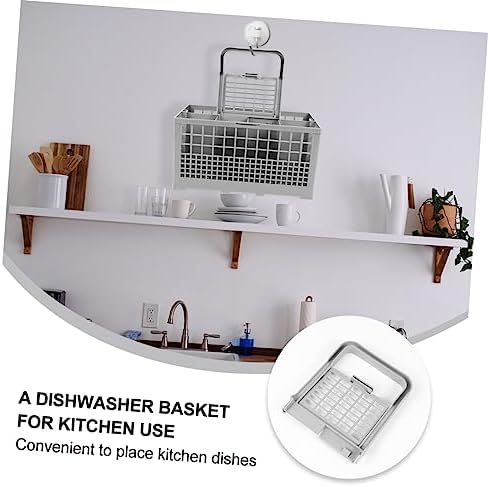 Dishwasher Basket Xmas Cutlery Storage Box Plastic with Many
