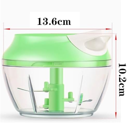 Garlic Mincer Onion Cutter, Hand Pull String Manual Food Processor