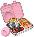 Stainless Steel Bento Lunch Box with 8oz Insulated Food Jar, 3
