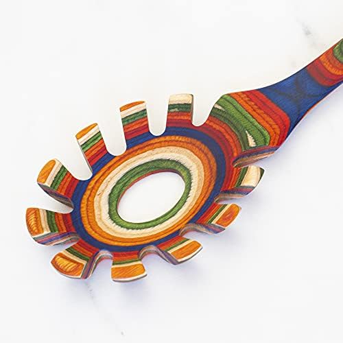 Baltique Marrakesh Collection Wooden Spaghetti Spoon – 12.5" Pasta