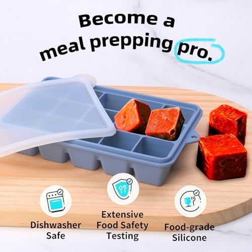 2 Tbsp. Silicone Freezer Molds - Perfect for Storing Garlic, Herbs