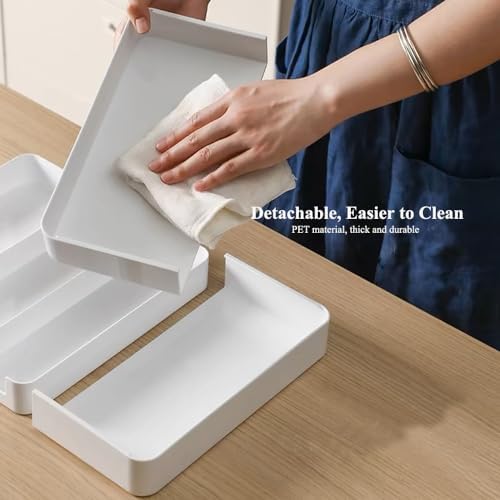 Shallow Desk Drawer Organizer, 1.73" Modular Expandable Tray