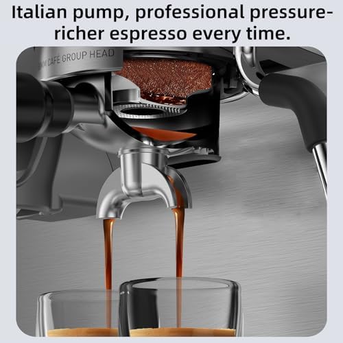 15 Bar Espresso Machine with Built-in Coffee Grinder
