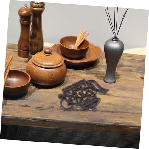 Cast Iron Teapot Shaped Trivet Heat Resistant Pad for Hot Dishes