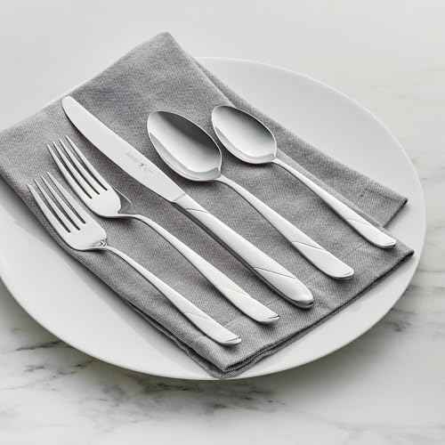 Henckels Milena 62-pc 18/10 Stainless Steel Flatware Set, Service for