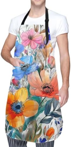Imiss Waterproof Stain-Resistant Cooking Chef Aprons for Grill BBQ