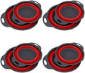 8 Pack Folding Drain Basket – Collapsible Colander for Fruit and