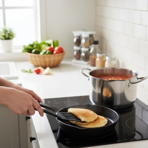 Pack of 2 Silicone Cooking Utensils Set, Non Stick Large wok Spatula