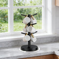 Mug Holder Tree, Coffee Cup Holder with 6 Hooks (Black)