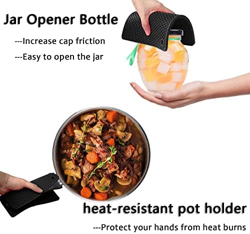Silicone Trivet Pot Mat, Silicone Pot Holders for Hot Pan and Pot