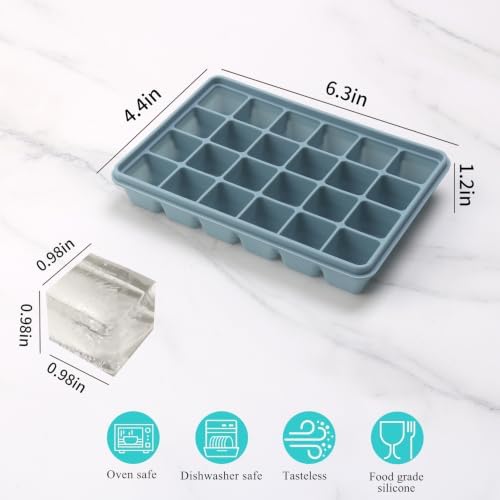 1 Tbsp Silicone Freezer Molds,Perfect for Storing Garlic, Ginger
