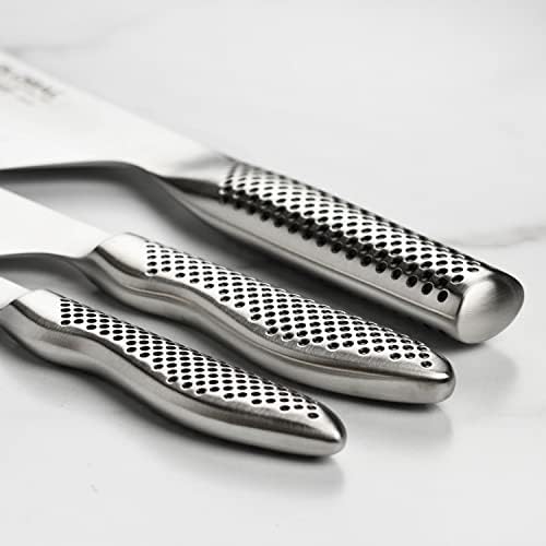 Global Knife Set with Asian Chef’s, Prep and Paring Knives – Stainless