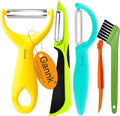 GANNK Vegetable Potato Peelers for Kitchen, Ultra Sharp Stainless