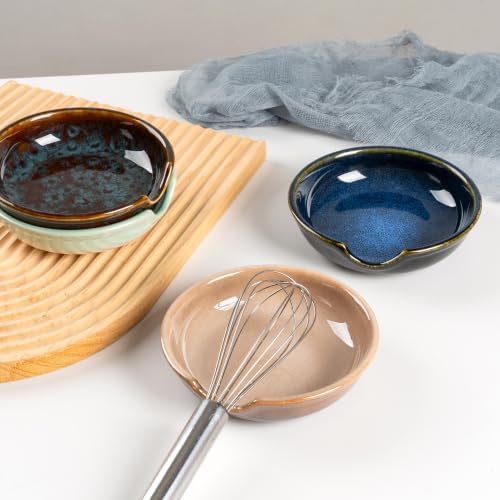 Ceramic Spoon Rests for Stove Top, Spoon Holder for Kitchen Counter
