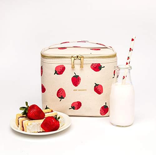 kate spade new york Small Insulated Lunch Box, Strawberries