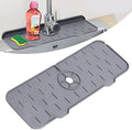 Silicone Faucet Sink Mat Sink Splash Guard, Sink Drain Pad Behind