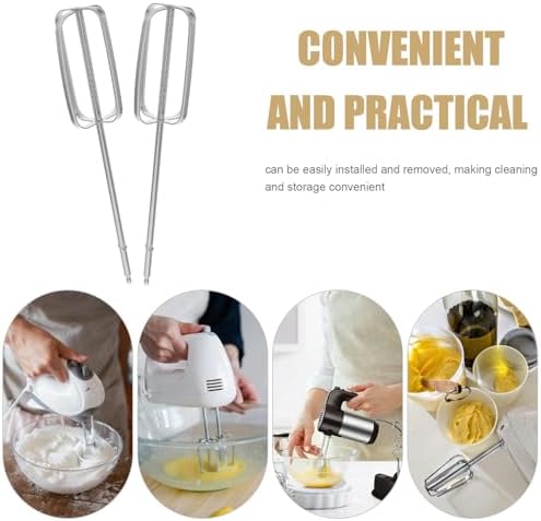 SOLUSTRE 2 Pcs Hand Mixer Beaters Hand Mixer Replacement Beaters